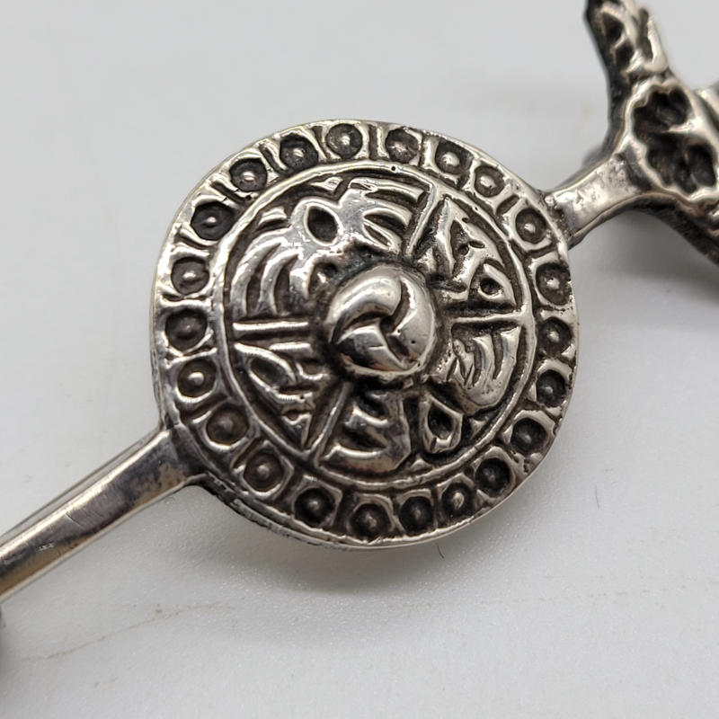 Celtic Silver Sword Pin